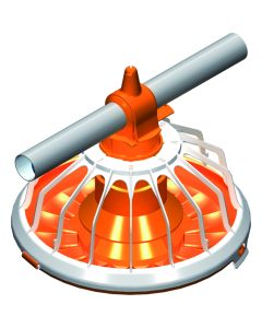 Feed pan cpl FLUXX360-16 plus w/shut-off