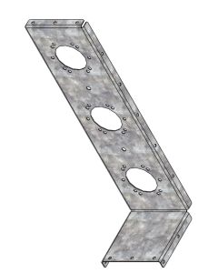 Extension plate for hopper 3 components