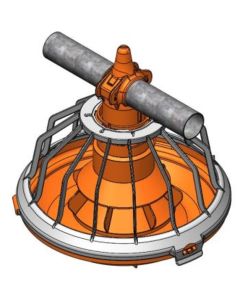 Feed pan cpl FLUXX330-14 without shut-off