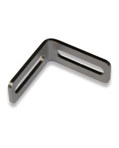 Angle bracket for feed hopper