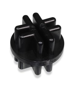 Cross piece PVC for post of flat steel