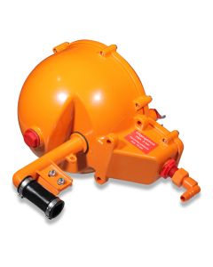 Ball tank with flushing system 1 outlet for floor management