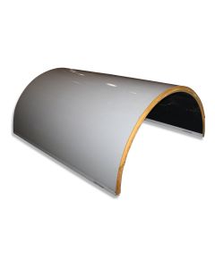 Exhaust air pipe half VC-30 D730-1000 gray