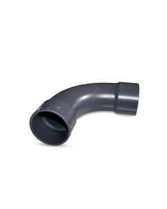 Bend 90deg PVC 110mm 2x stick-on sleeve PN12.5
