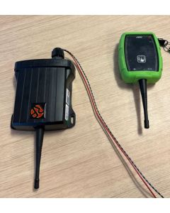 Remote control start/stop feeding