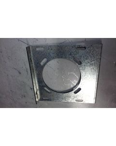 Flange for exhaust multifan monophase