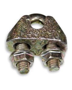 Cable clamp safety 6-7mm DIN EN13411-5 galv NG6.5