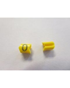 Cable noticeable clip 02-3 yellow/black 0   diameter 1.3-3.0