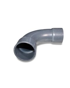 Bend 90deg PVC 75mm 2x stick-on sleeve PN16