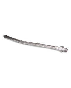Gas tube 1"x1000 SST w/union according to DVGW