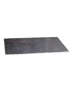 Mounting plate galv f/housing Bocube 270x360x120