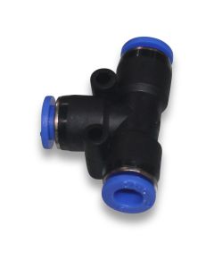 T-connector plastic pluggable f/hose PE 6/4mm