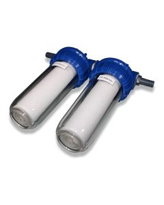 Filter unit with 2 filters 10/25 micron