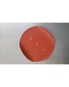 Rubber sheet T closure for hopper Ø89