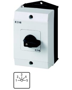 Switch 1-2-3-4-5 1-pole in housing T0-3-8232/l 1