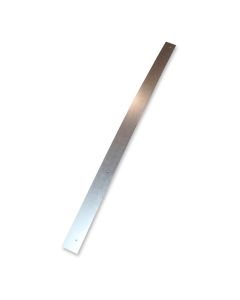 Back panel 1494mm galv f/dust filter