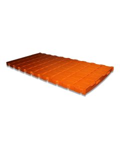 Plastic slat 1000x500 orange 10% slat area for piglets