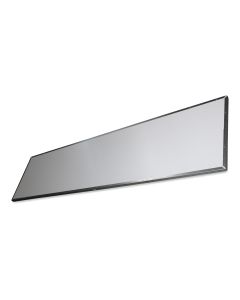 Flap f/pop hole wo/guiding rail 2350x580white/white w/U-rail
