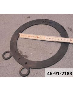 Flange gasket w/bolt hole 160 PE