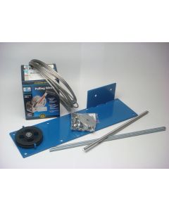 Mounting set for escape door