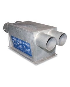Lower part f/silo boot M 90 2-line continuous augers
