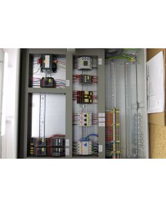 Control cabinet egg cross collection